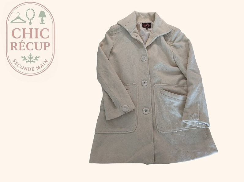 Pardessus Basic One - M - Crème - Olhat-48