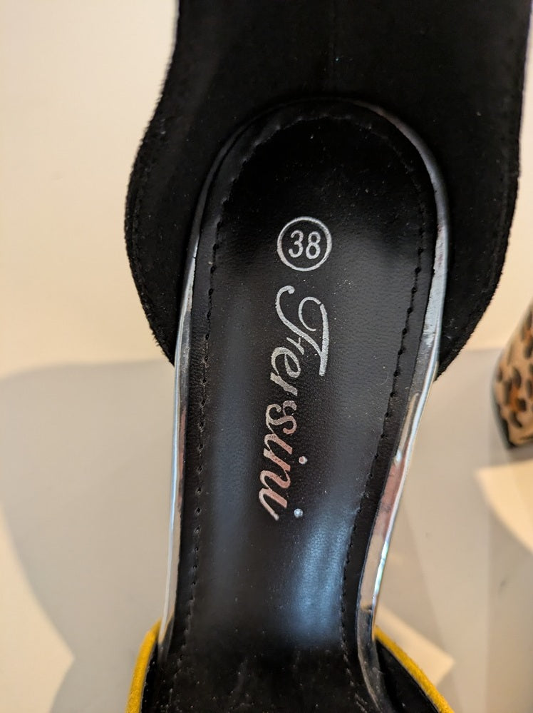 Chaussures À Talons Fersini - 38 - Jaune - Brhal-39