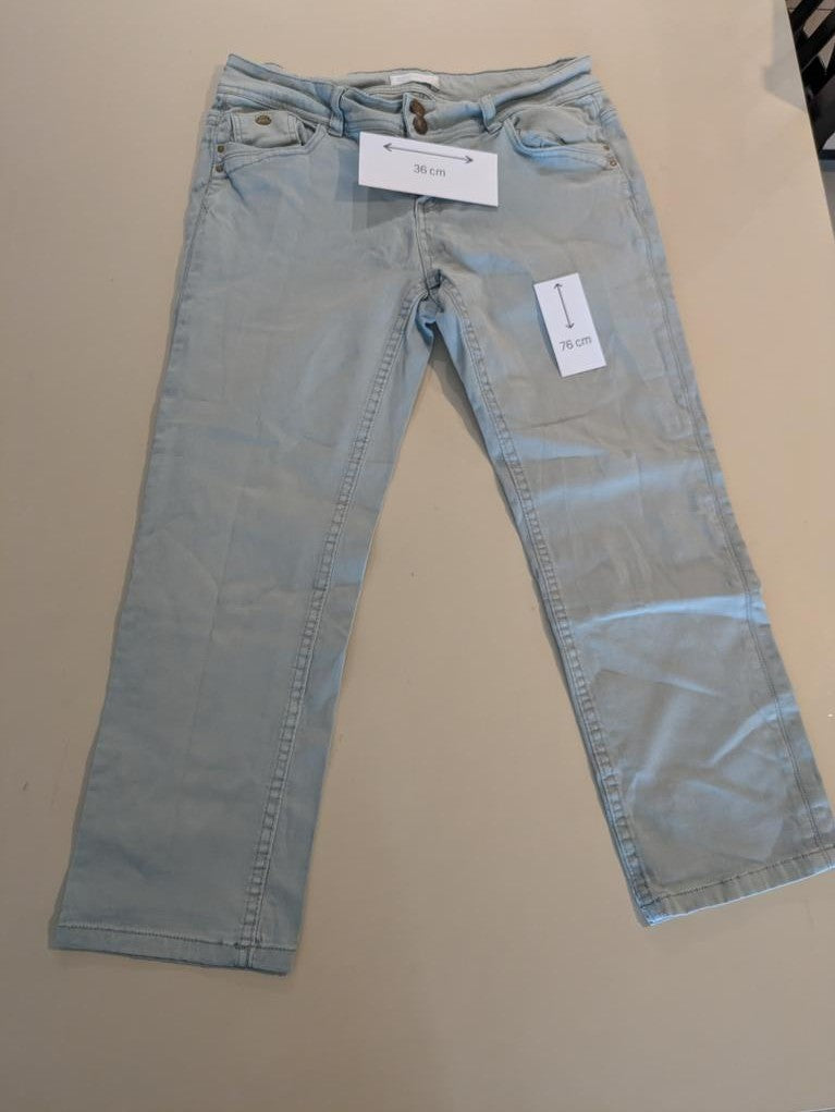 Jeans Court Promod - 38 - Menthe - Qubur-115