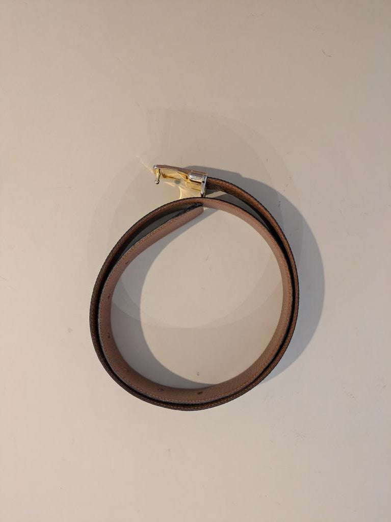 Ceinture homme noire boucle métal