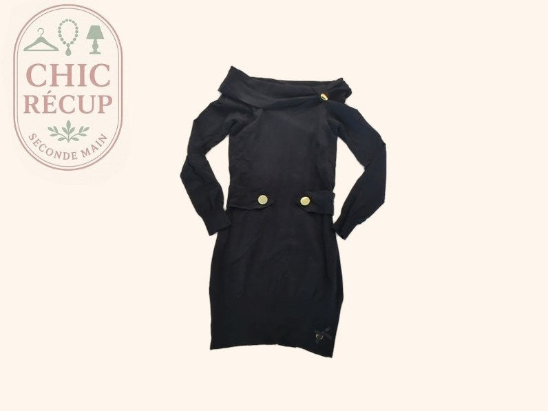 Robe Noire - Morgan - Xs - Noir - Sthas-24