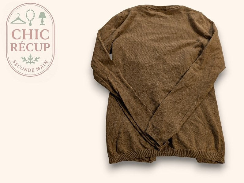 Cardigan 3 Suisses - 38 - Marron - Qubur-37