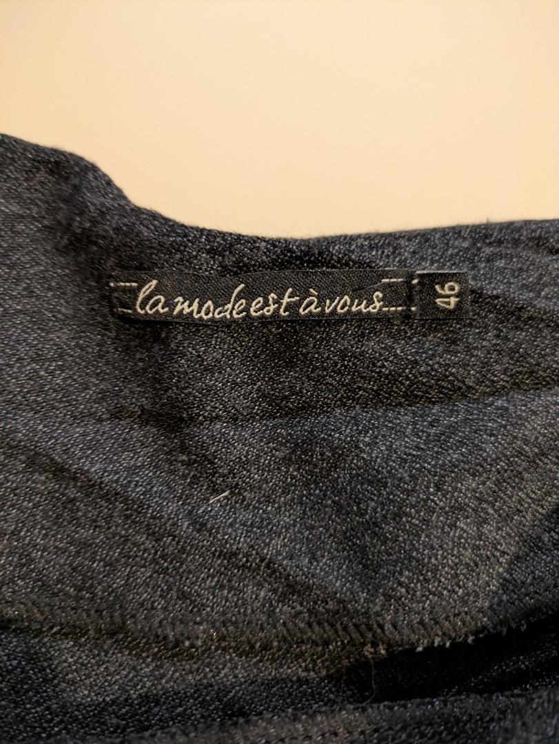Jupe asymétrique La Mode Est à Vous - 46 - Gris foncé