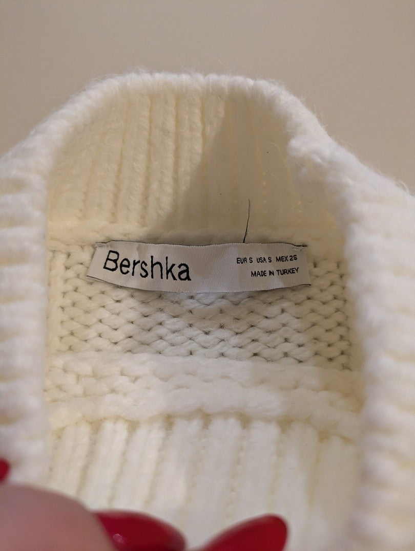 Autres Pull-over & Sweat-shirts Bershka - S - Blanc - Shbad-