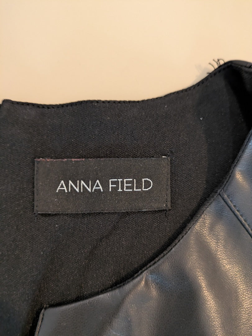Robe midi Anna Field - 46 - Noir - Simili cuir