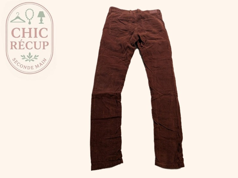 Pantalon Droit Pepe Jeans - 34 - Marron - Mache-42