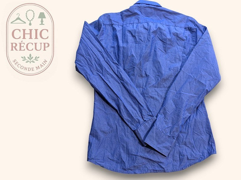 Chemise Unies Scotch & Soda - S - Bleu - Magil-11
