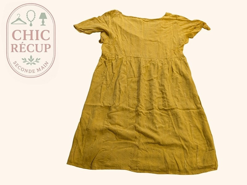 Robe D'ete Naf Naf - 42 - Jaune - Malat-17