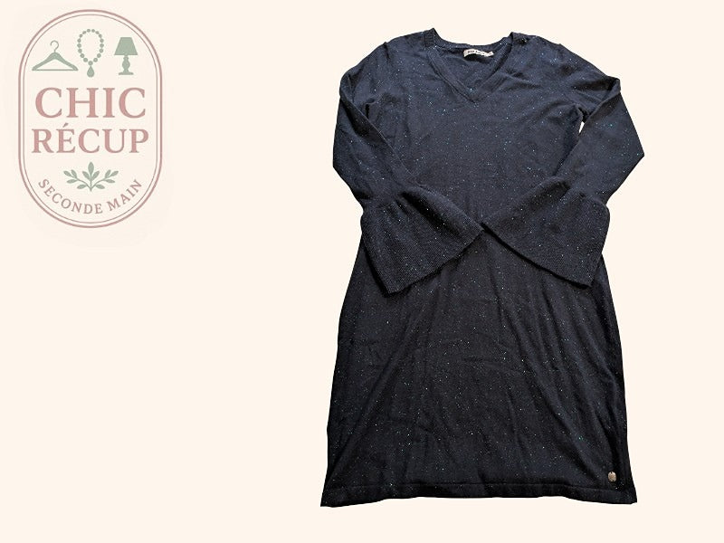Robe Midi Garcia Jeans - M - Noir - Myfed-21