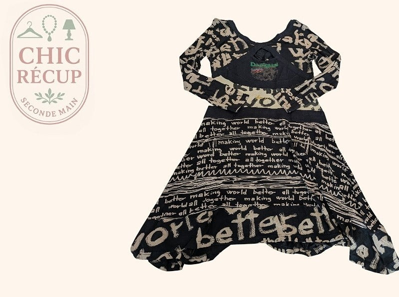 Robe Casual Desigual - Xl - Noir - Myfed-42