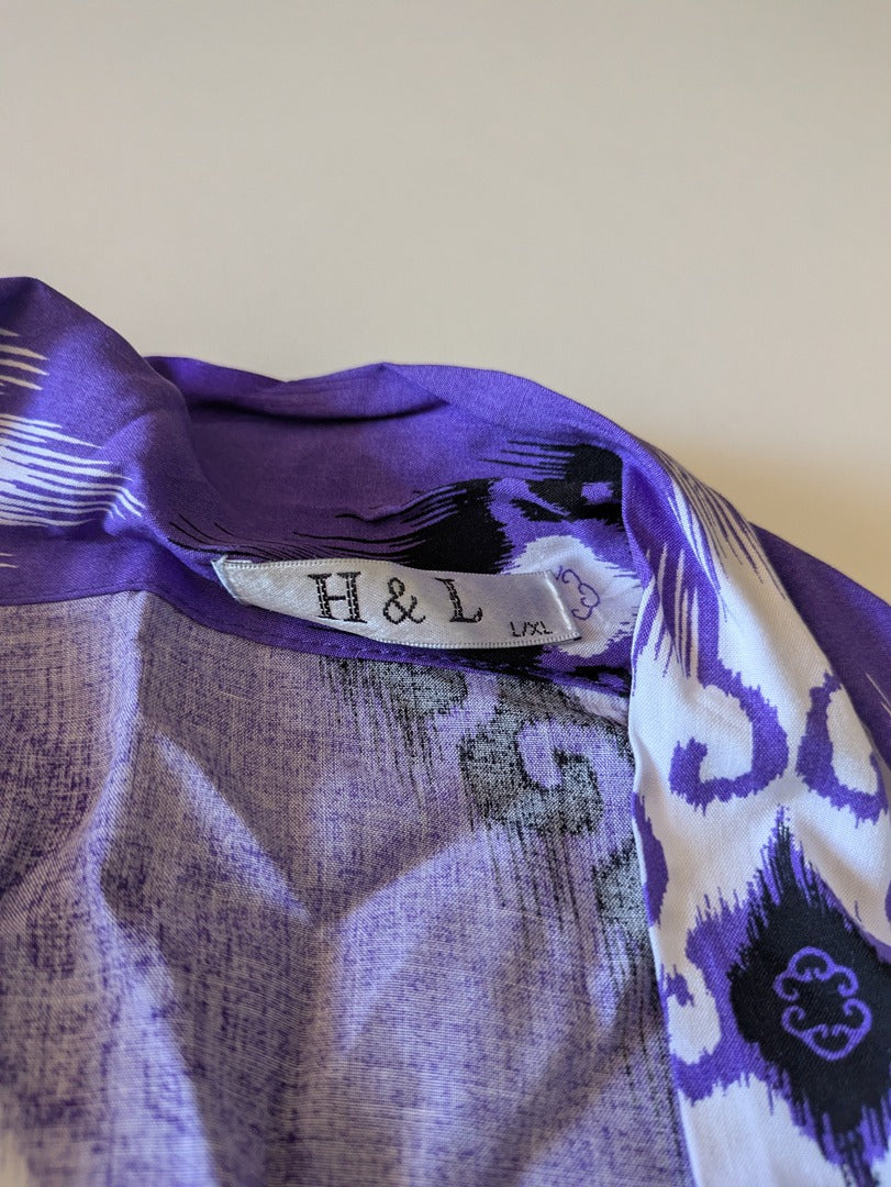 Kimono H&l - L - Violet - Brhal-148