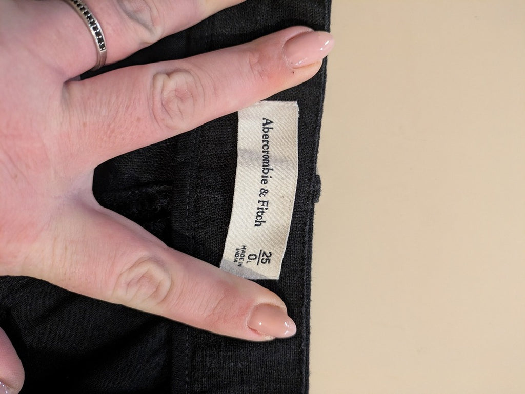 Pantalon large Abercrombie & Fitch - 34 - Noir - Lin