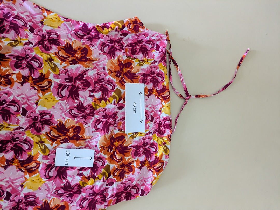 Robe d'été Boohoo - 44 - Rose - Asymétrique