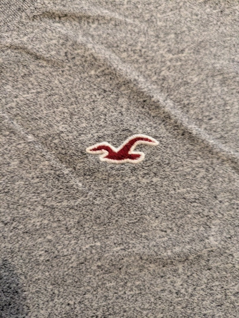 T-shirt Unis Hollister - M - Gris - Paval-27