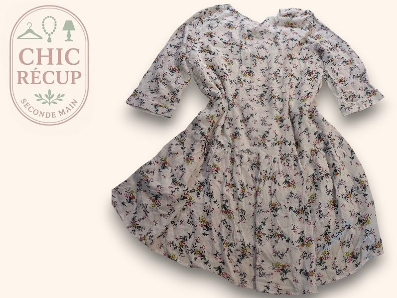 Robe Casual Seasons - M - Blanc - Lubel-24