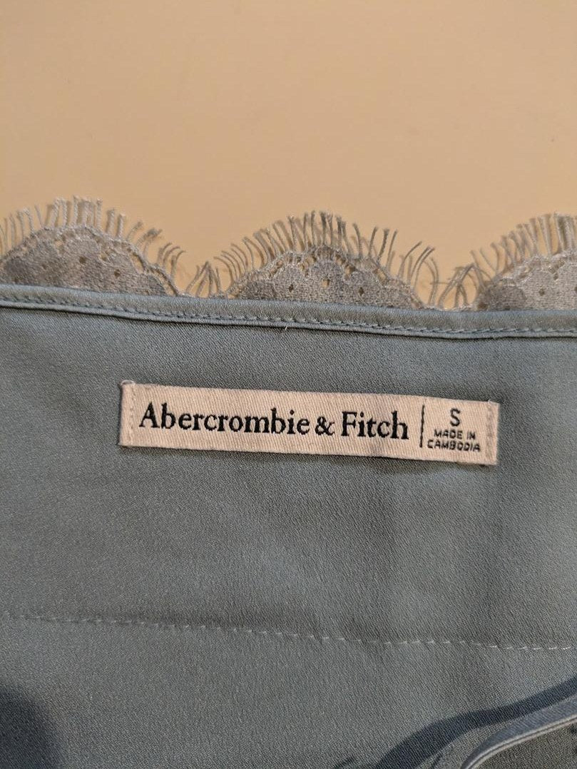 Débardeur Abercrombie & Fitch - S - Bleu - Top dentelle