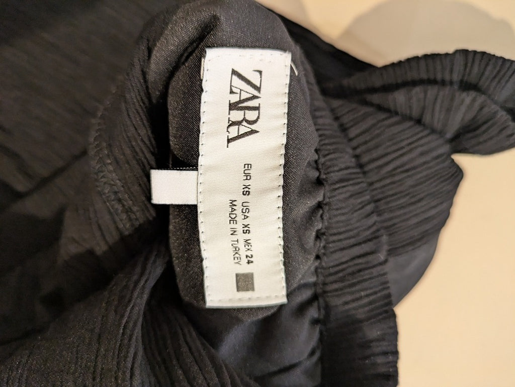 Pantalon Droit Zara - S - Noir - Amfat-31
