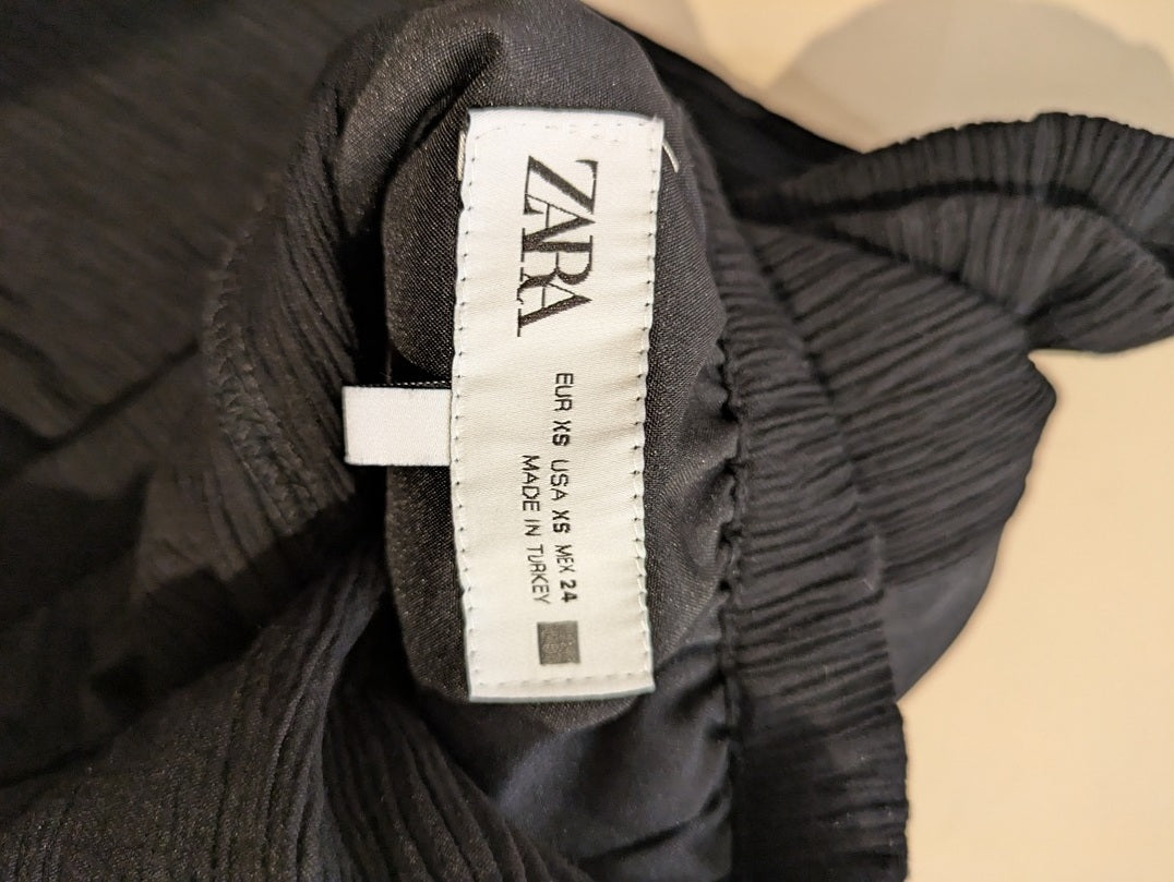 Pantalon Droit Zara - S - Noir - Amfat-31