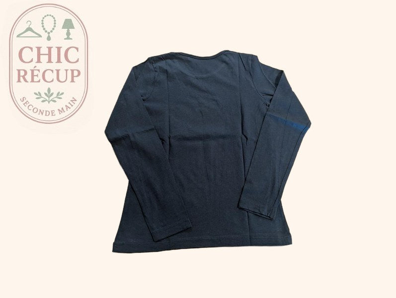 T-shirt Tissaia - 12 Ans - Marine - Myfed-100