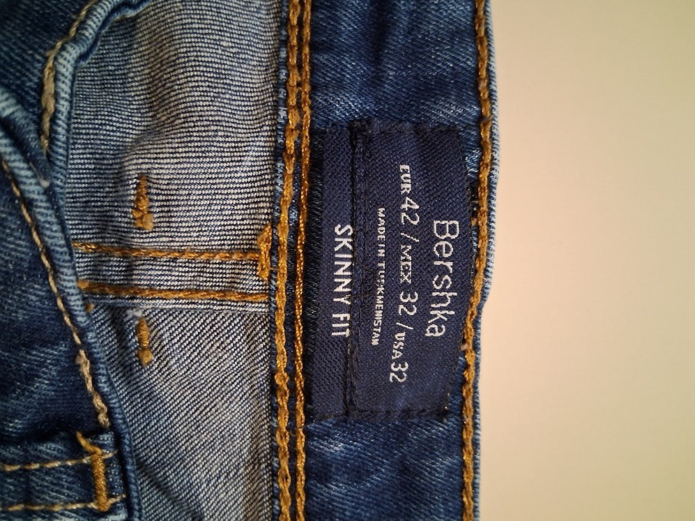 Jeans Skinny Bershka - L - Bleu - Olmar-13