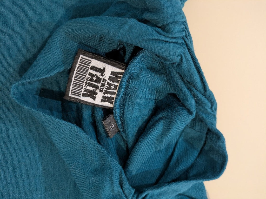 Blouse Walk And Talk - S - Turquoise - Audeb-96