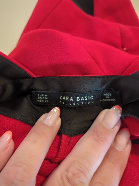 Fête Et Cocktail - Zara Basic - M - Rouge - Chiou-18