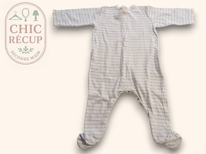 Pyjama bébé rayé Petit Bateau 12m
