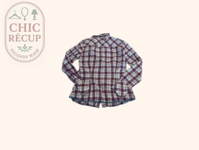 Chemise femme Hilfiger Denim - S - Burgundy - à carreaux