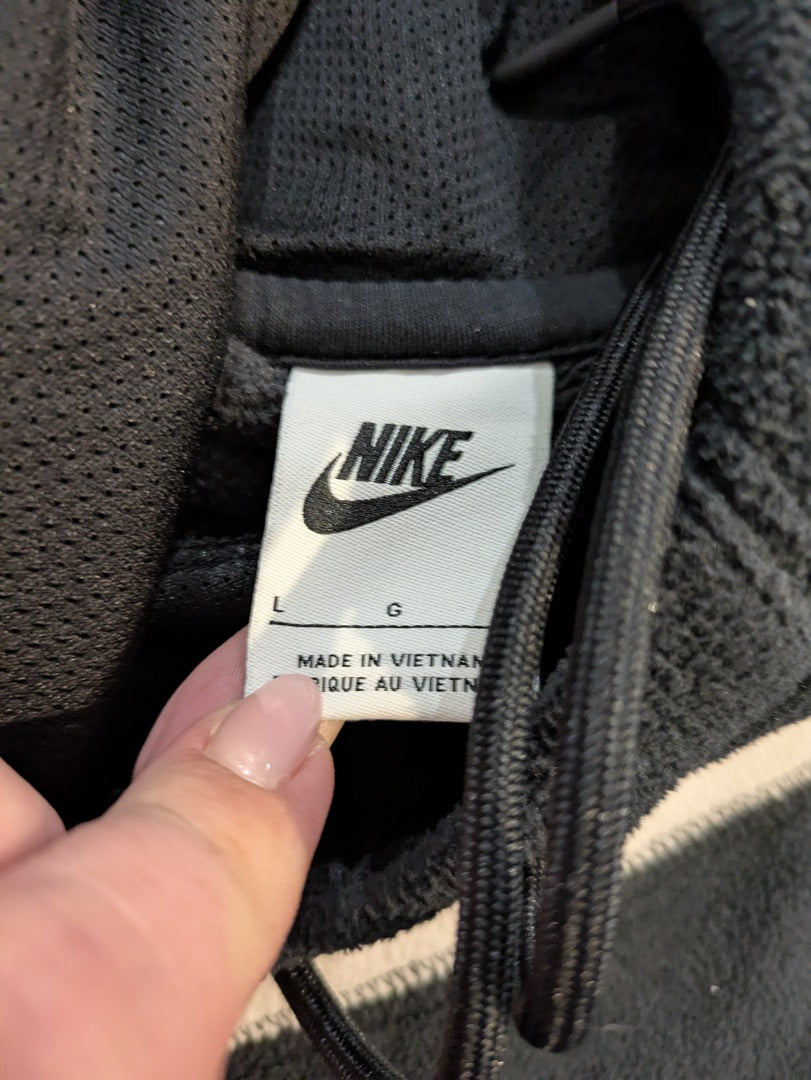 Sweat à capuche Nike - L - Noir - Fleece Big Swoosh