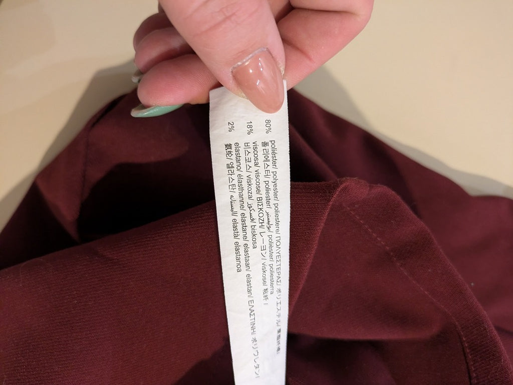 Robe Sans Bretelles Stradivarius - Xs - Bordeaux - Vabar-17
