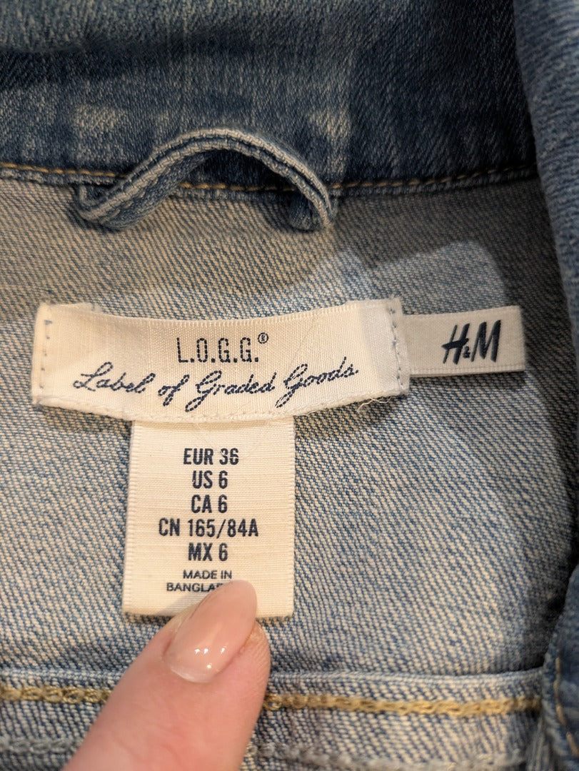 Veste En Jean L.o.g.g. - 36 - Bleu Clair - Audeb-104