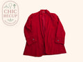 Blazer Camaïeu - M - Rouge - Veste fluide