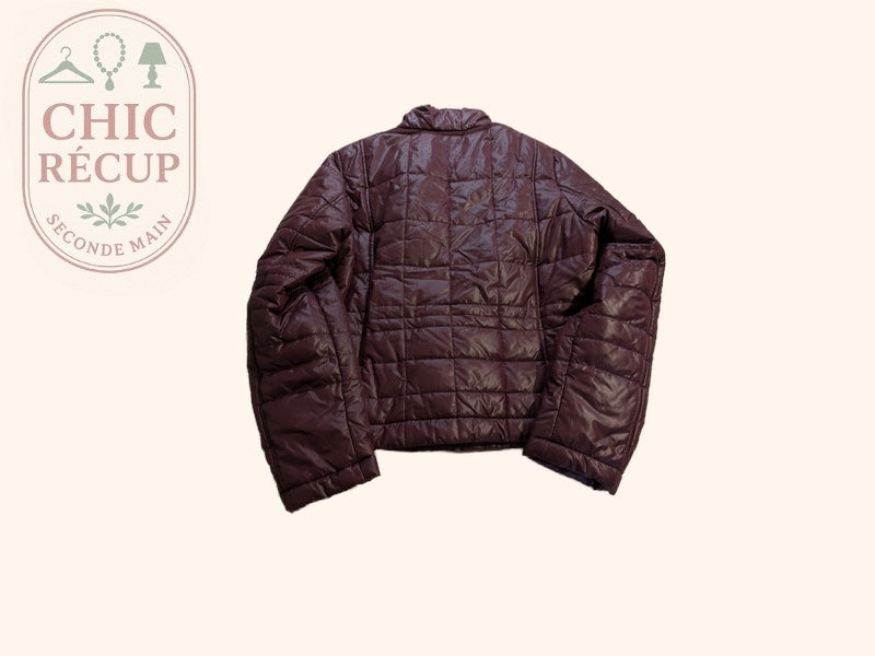 Veste Matelassée Geox - Xl - Bordeaux - Labag-195