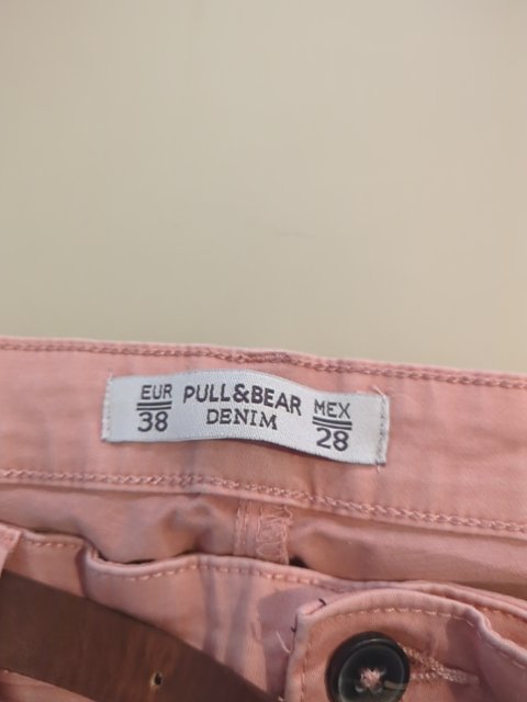 Pantalon Droit - Pull & Bear - Fr 38 - Rose - Chiou-09