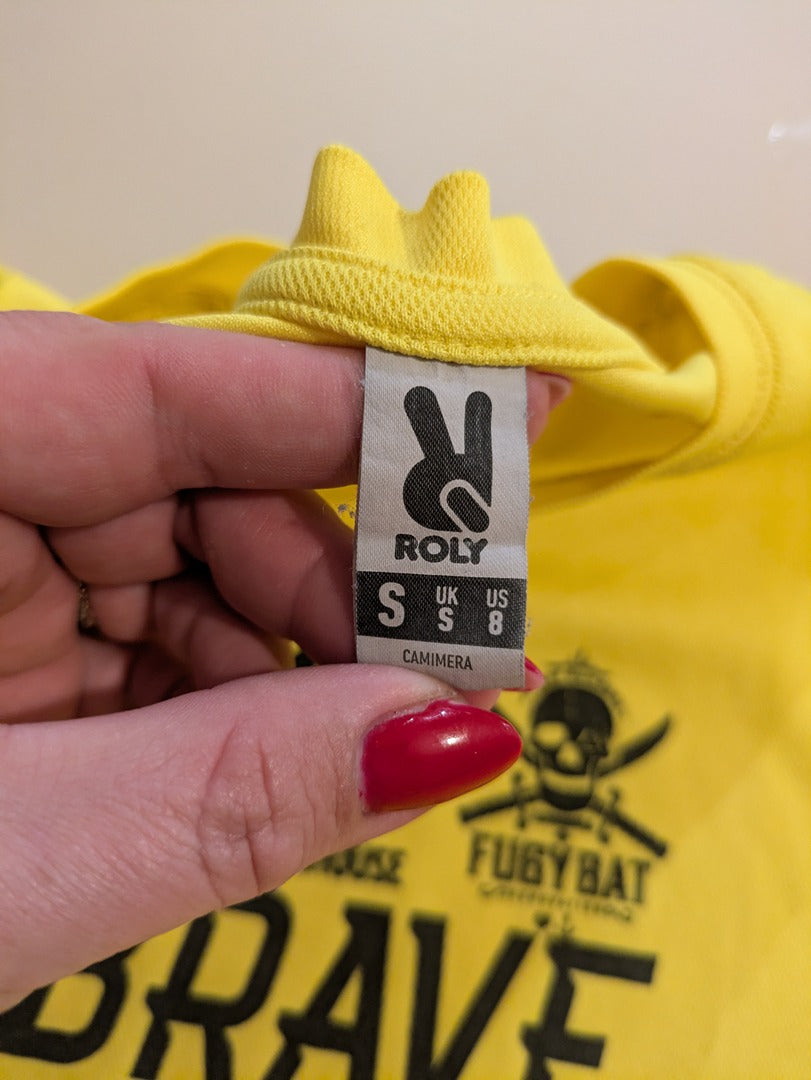 T-shirt de sport Roly - S - Jaune - Brave Challenge
