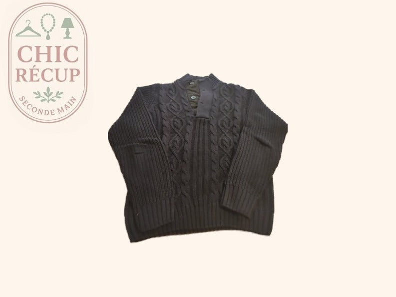 Pull d'hiver - Jules - L - Marine - Fregl-40