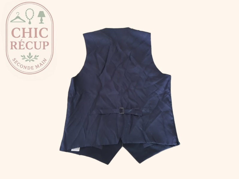Gilet de costume Mango Man - 50 - Bleu marine - Slim Fit
