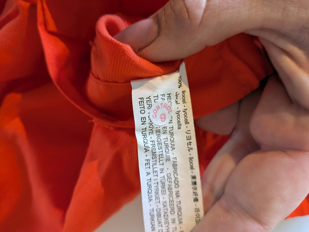 Short Taille Haute Zara - S - Orange - Yuark-03