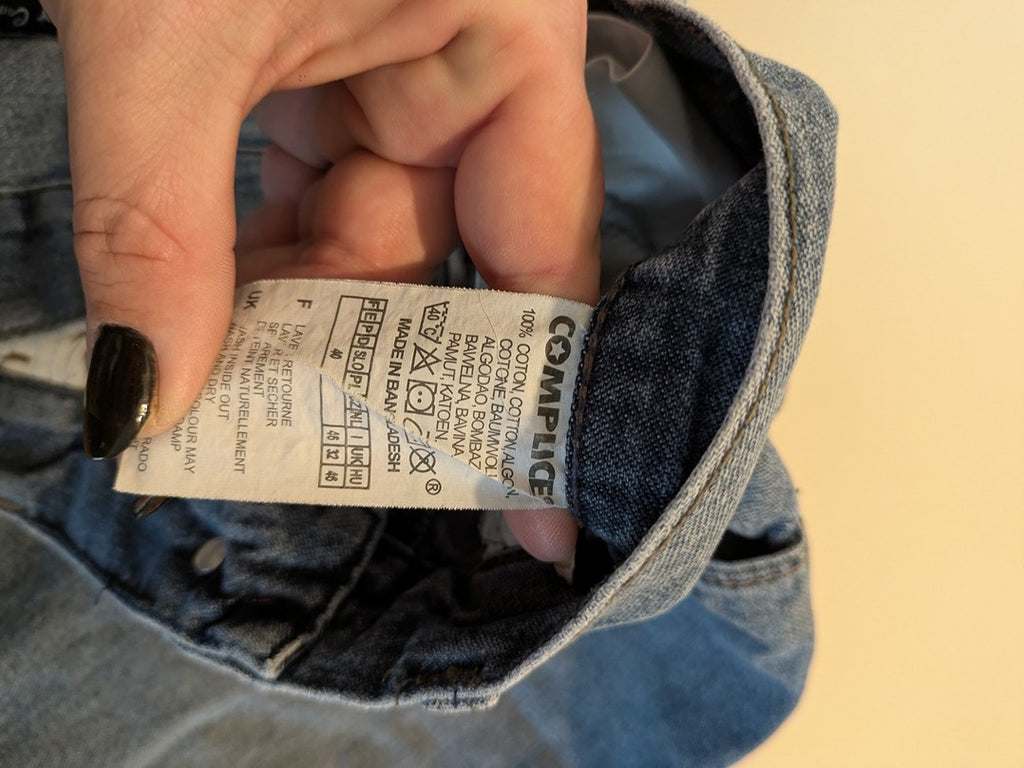 Jeans Coupe Droite Complices - M - Bleu - Elrio-12