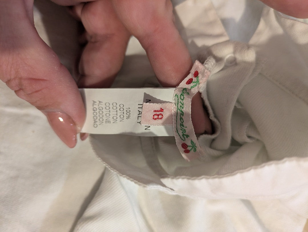 Body bébé blanc 18 mois 100% coton Fiorucci