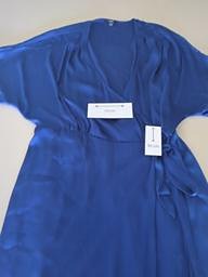 Robe Sans marque - M - Bleu - Mousseline