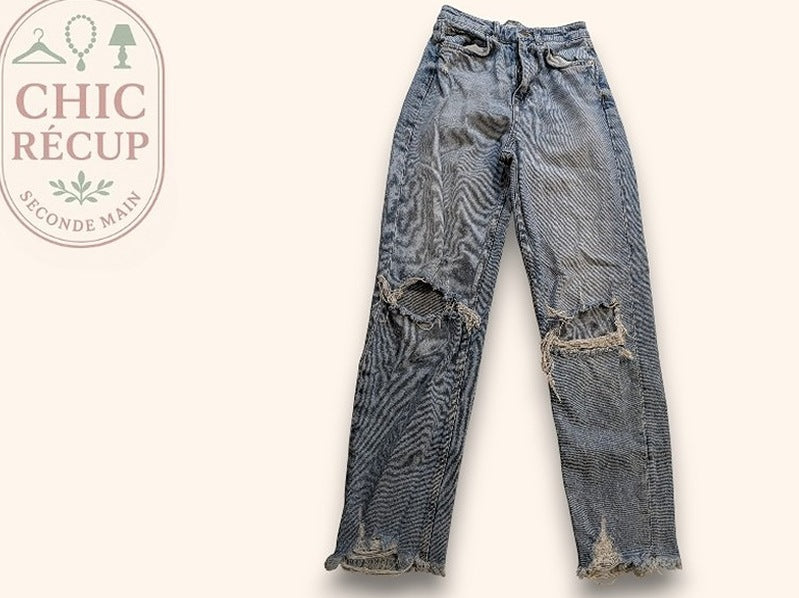 Jean Troué Zara - S - Bleu Clair - Amfat-25