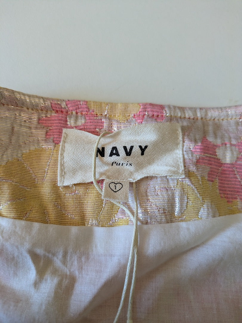 Veste Matelassée Navy Paris - 36 - Jaune - Brhal-137