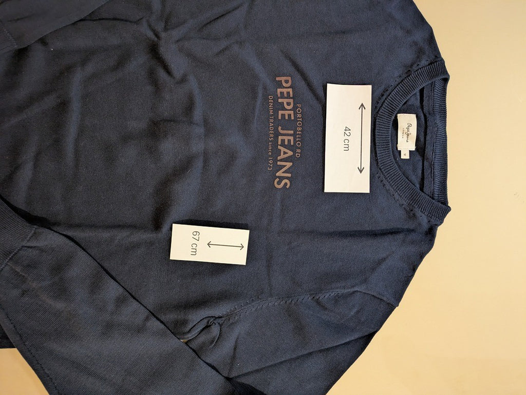 Pull Ras De Cou Pepe Jean - M - Marine - Grdec-4