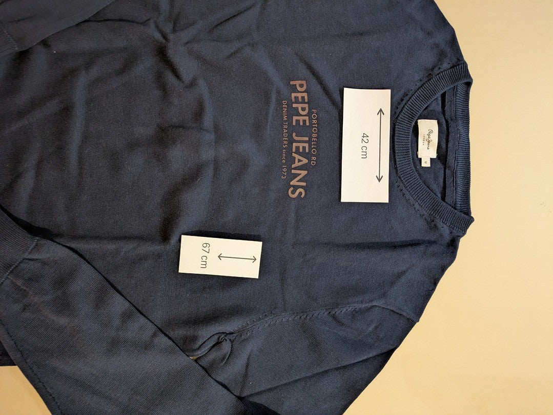 Pull Ras De Cou Pepe Jean - M - Marine - Grdec-4