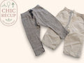 Lot 2 pantalons bébé garçon 12m Petit Bateau