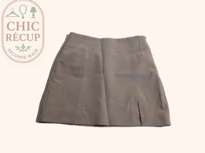 Mini-jupe Zara - S - Crème - Mache-38