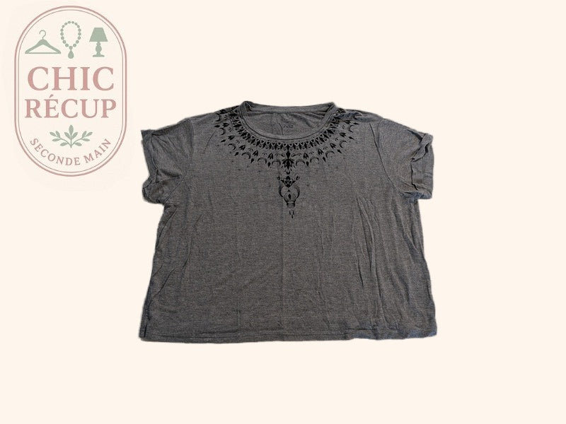 T-shirt Undiz - L - Gris - Evvio-31