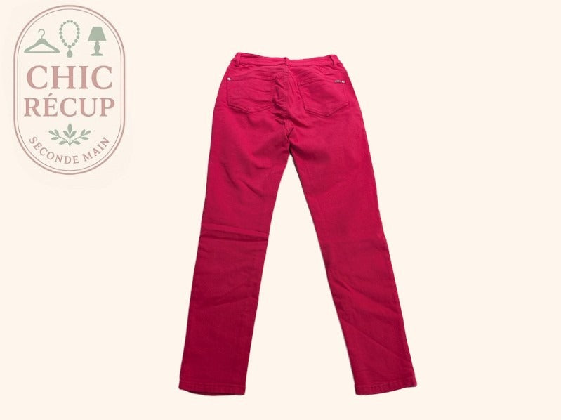 Pantalon slim Morgan - 38 - Rouge - Polia