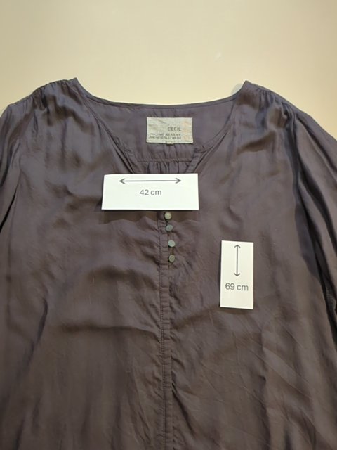 Blouse - Cecil - L - Marron - Qubur-130